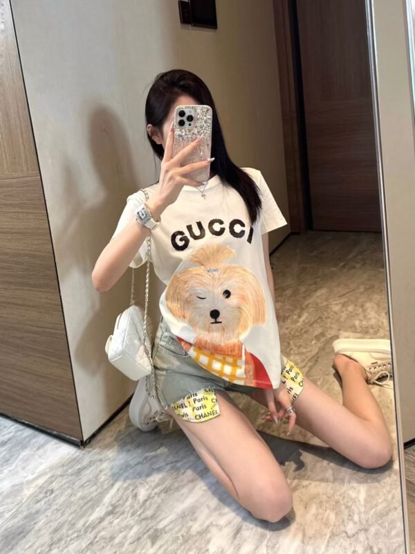 GUCCI Cartoon puppy T-shirt
