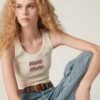 miumiu vest T-shirt