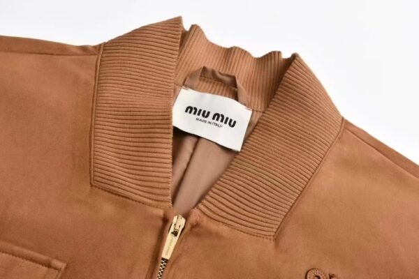 miumiu This is a high-end version of a suede jacket