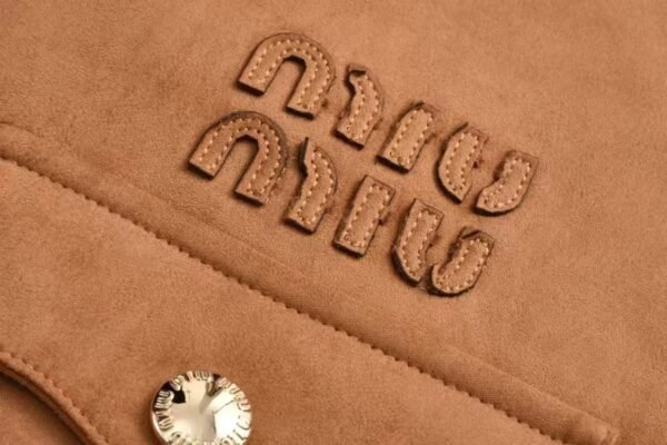 miumiu This is a high-end version of a suede jacket