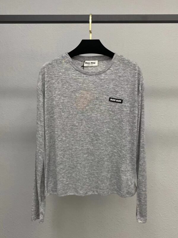 miumiu miumiu long-sleeved T-shirt