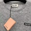 miumiu miumiu long-sleeved T-shirt