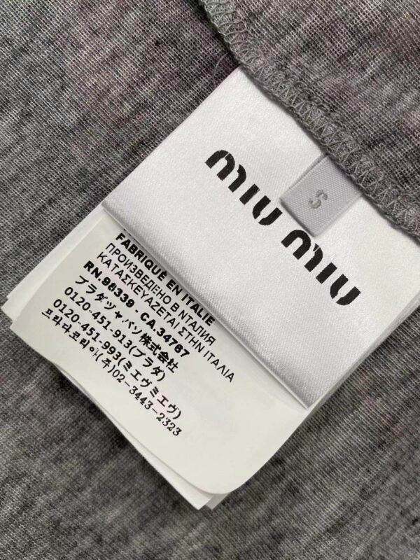 miumiu miumiu long-sleeved T-shirt