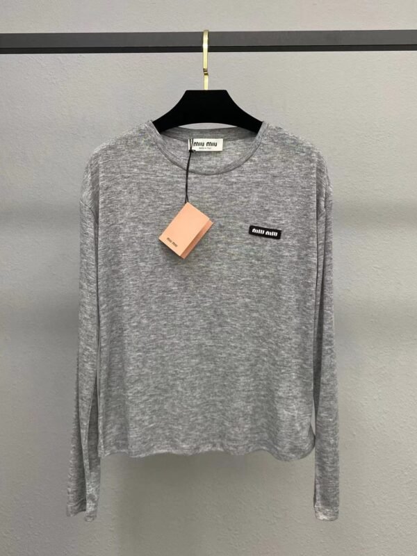 miumiu miumiu long-sleeved T-shirt