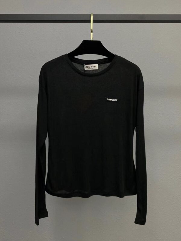 miumiu miumiu long-sleeved T-shirt