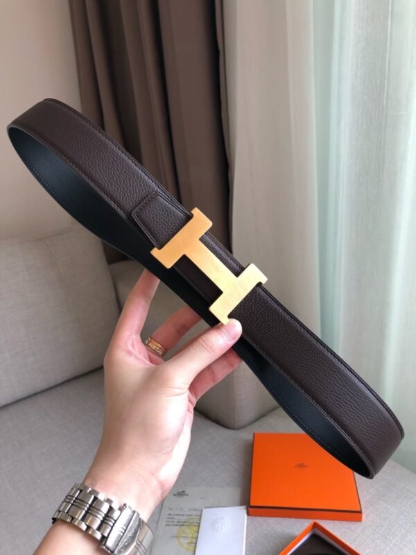 Hermès belt premium version gold buckle width 3.8cm