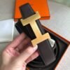 Hermès belt premium version gold buckle width 3.8cm
