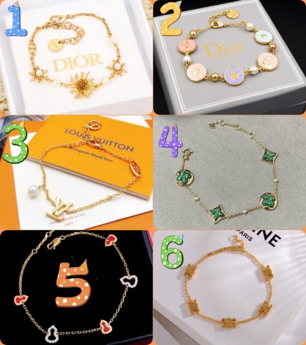 DIOR flower bracelet