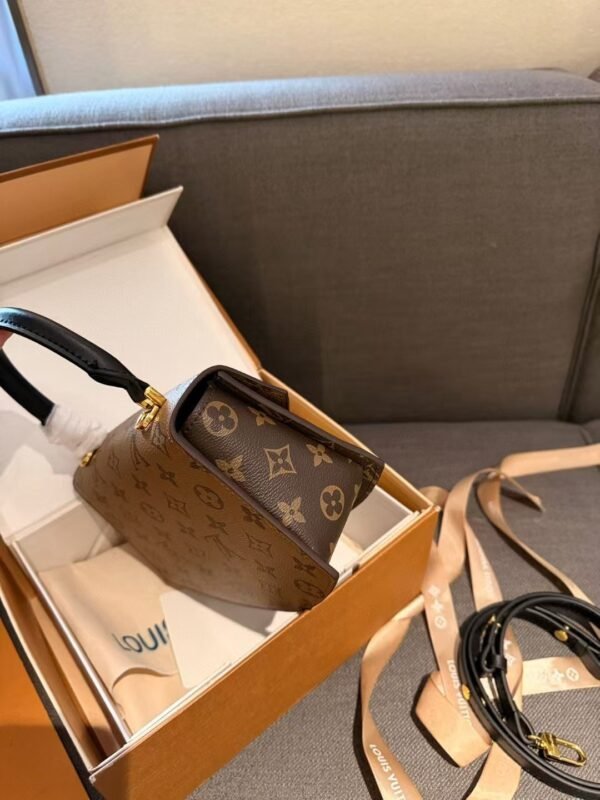 Louis Vuitton clamshell satchel