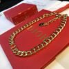 DIOR CD letter necklace high-end version