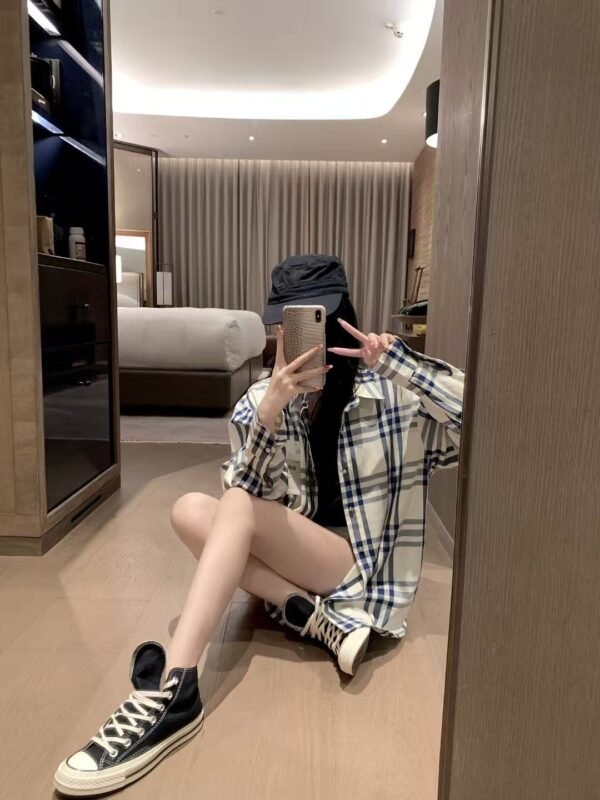 Burberry classic plaid shirt