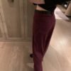 miumiu pants with belt