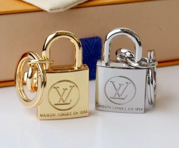 Louis Vuitton lock keychain