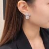 Van Cleef & Arpels Three Flower Earrings