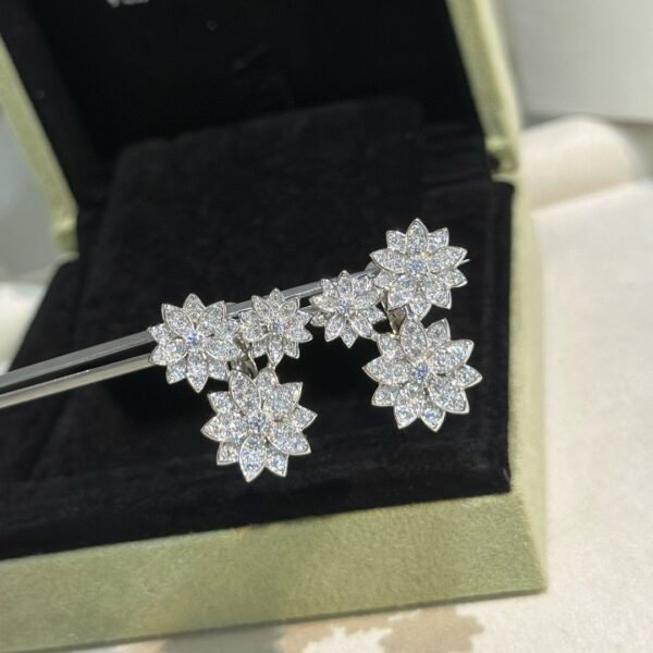 Van Cleef & Arpels Three Flower Earrings