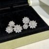 Van Cleef & Arpels Three Flower Earrings