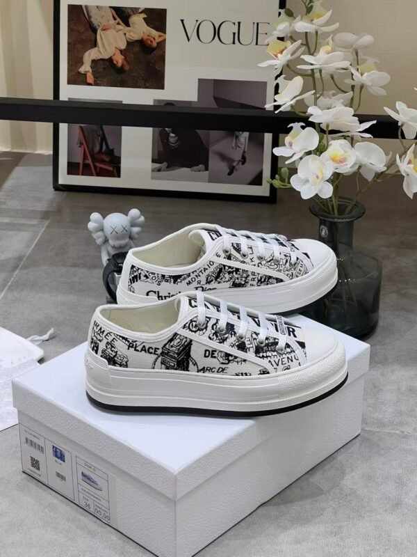 DIOR Walk’n’Dior platform sneakers Thickness: 4.5 cm