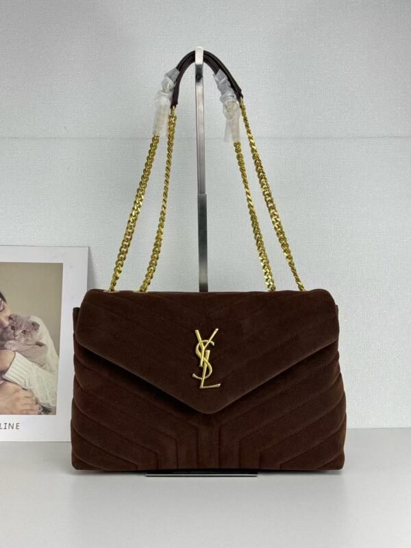 YSL bag dark brown 32cm