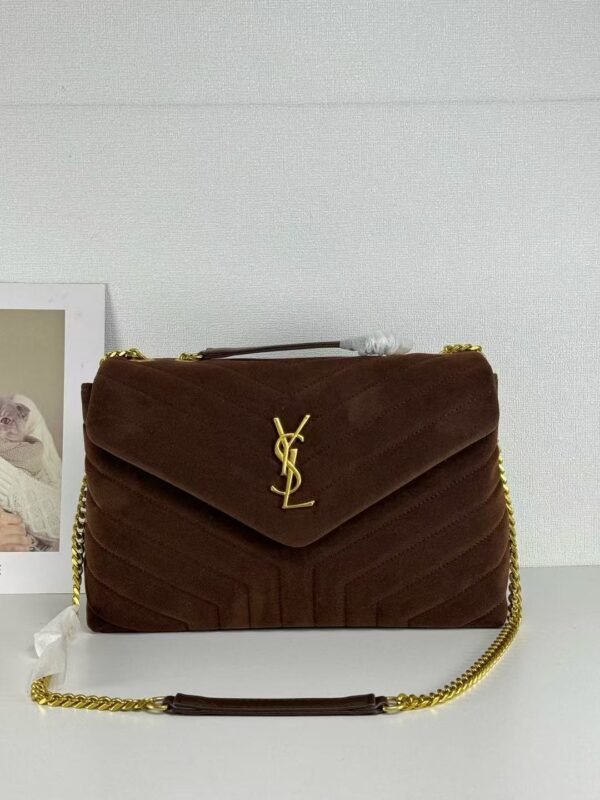 YSL bag dark brown 32cm