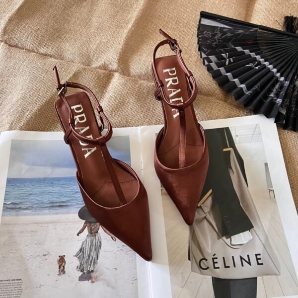PRADA high heel sandals slippers