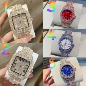 Cartier full diamond watch.