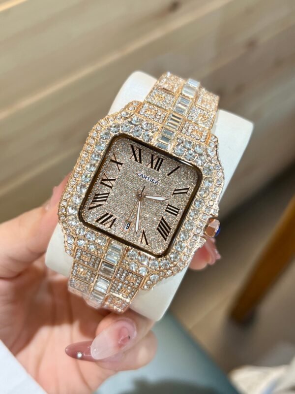 Cartier full diamond watch.