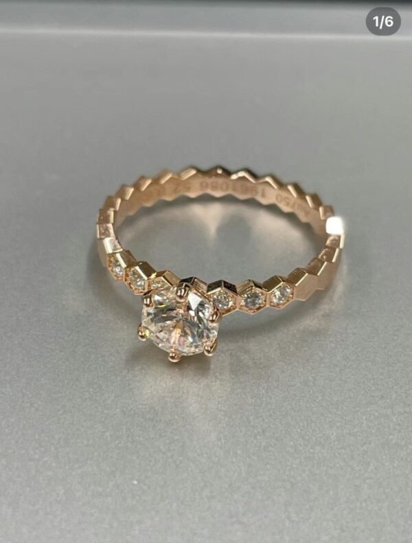 Chaumet Honeycomb Crown Diamond Ring 1 carat Premium