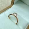 Chaumet Honeycomb Crown Diamond Ring 1 carat Premium