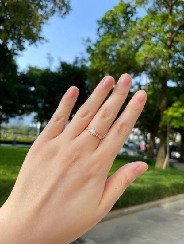 Chaumet Honeycomb Crown Diamond Ring 1 carat Premium