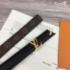 Louis Vuitton S-lock belt width 2cm premium version