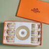 Hermès cup and saucer set 6 cups and 6 saucers
