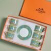 Hermès cup and saucer set 6 cups and 6 saucers