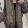 Hermès high-end knitted cardigan