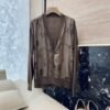 Hermès high-end knitted cardigan