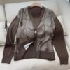 Hermès high-end knitted cardigan