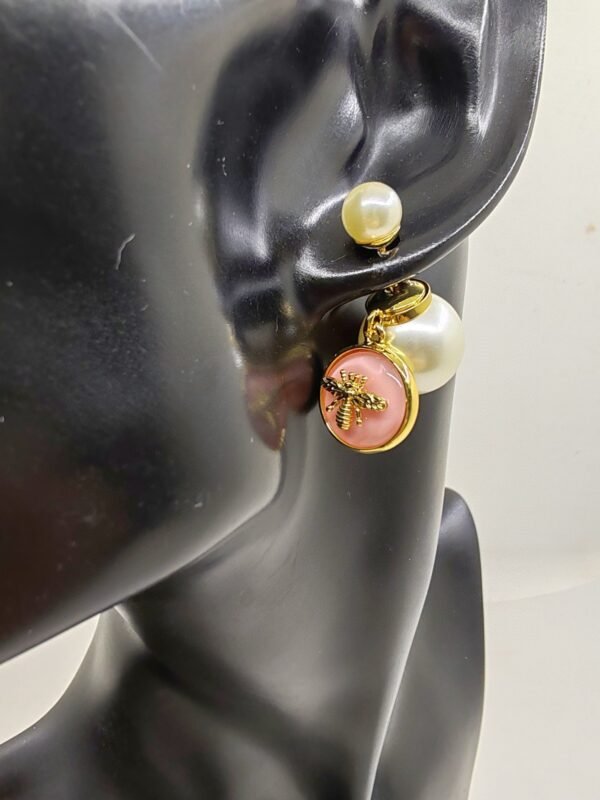 DIOR Pearl Powder Earrings