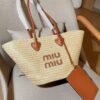 miumiu woven handbag