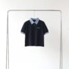 miumiu plaid patchwork polo shirt T-shirt