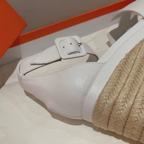 Hermès Straw Sandals
