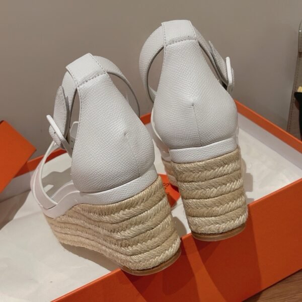 Hermès Straw Sandals