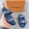 Louis Vuitton Summer Slippers with Adjustable Buckle Strap