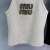 miumiu 2025 summer new knitted vest high quality vest