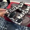 Valentino V-buckle Velcro sandals slippers