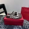 Valentino V-buckle Velcro sandals slippers