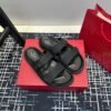 Valentino V-buckle Velcro sandals slippers
