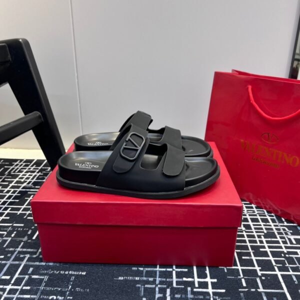 Valentino V-buckle Velcro sandals slippers