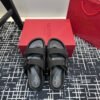 Valentino V-buckle Velcro sandals slippers