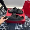 Valentino V-buckle Velcro sandals slippers