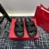 Valentino V-buckle Velcro sandals slippers
