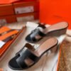 Hermès new high-heeled slippers premium version